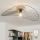 Brilagi - Plafonnier LED en saillie CERIA WIRE 1xE27/40W/230V 60x80 cm noir/chêne