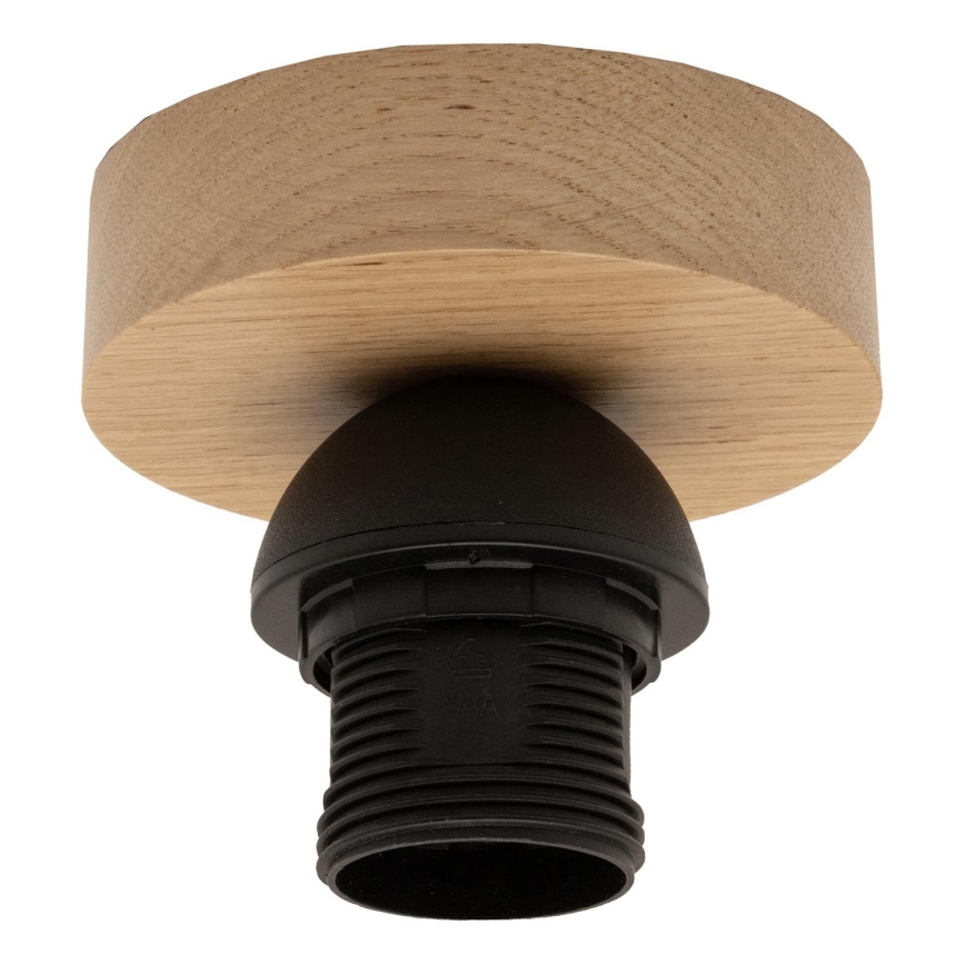 Brilagi - Plafonnier LED en saillie CERIA WIRE 1xE27/40W/230V Ø 30 cm noir/chêne
