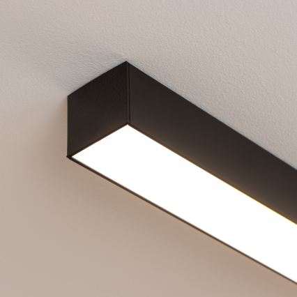 Brilagi - Plafonnier LED en saillie FULLDAY LED/10/15/20W/230V 2700/4000/6000K 60 cm UGR19 noir