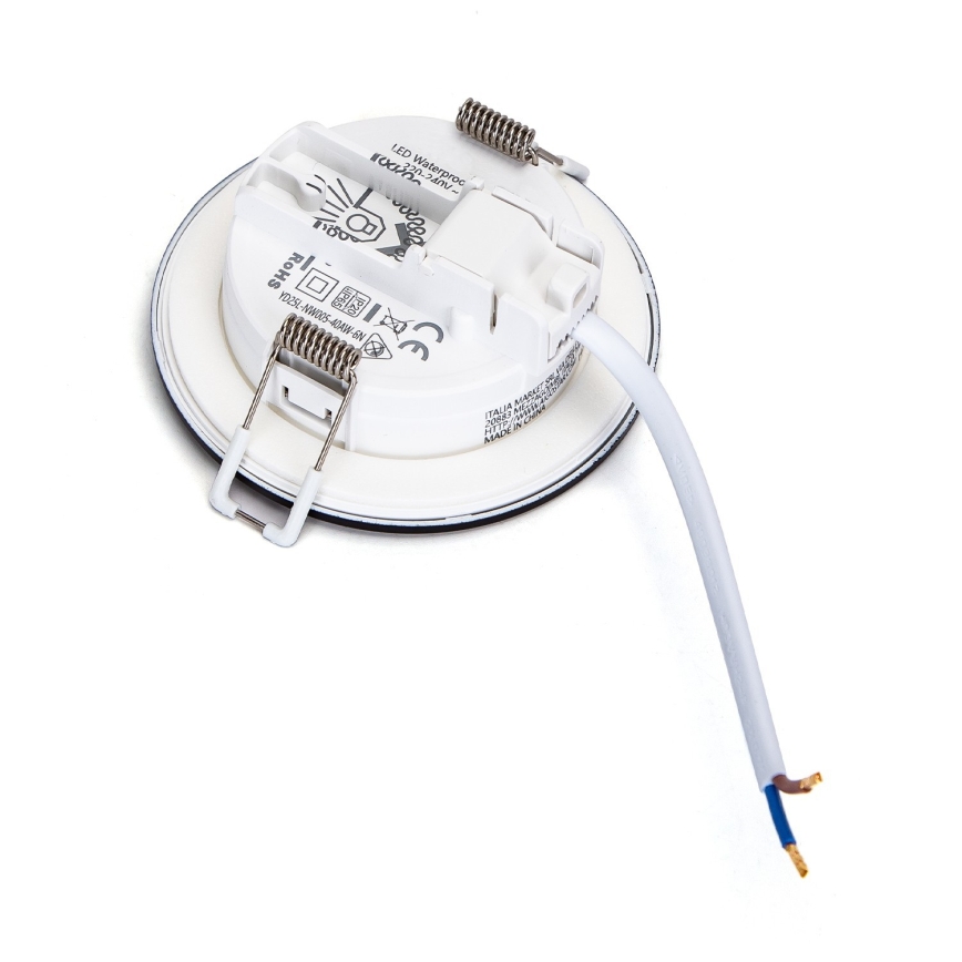 Brilagi - Plafonnier LED encastré pour salle de bains LED/4,8W/230V 6000K noir IP65