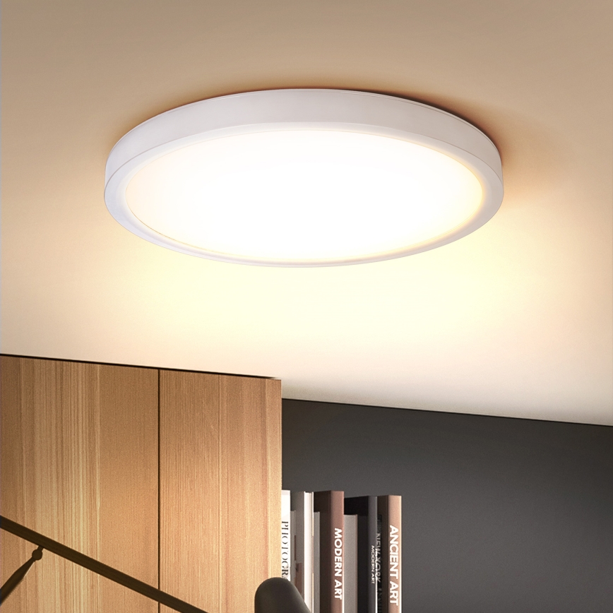 Brilagi - Plafonnier LED ESTELA, 18W/230V, Ø 30 cm, blanc