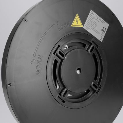 Brilagi - Plafonnier LED ESTELA LED/18W/230V Ø 30 cm noir