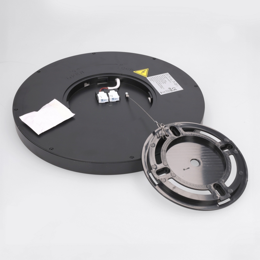 Brilagi - Plafonnier LED ESTELA LED/18W/230V Ø 30 cm noir