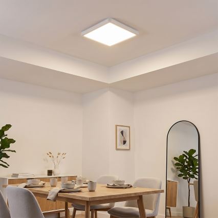 Brilagi - Plafonnier LED ESTELA SQUARE LED/24W/230V 31x31 cm blanc