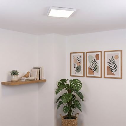 Brilagi - Plafonnier LED ESTELA SQUARE LED/24W/230V 31x31 cm blanc