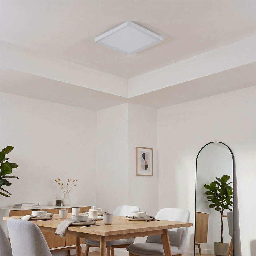 Brilagi - Plafonnier LED ESTELA SQUARE LED/24W/230V 31x31 cm blanc