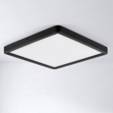 Brilagi - Plafonnier LED ESTELA SQUARE LED/24W/230V 31x31 cm noir