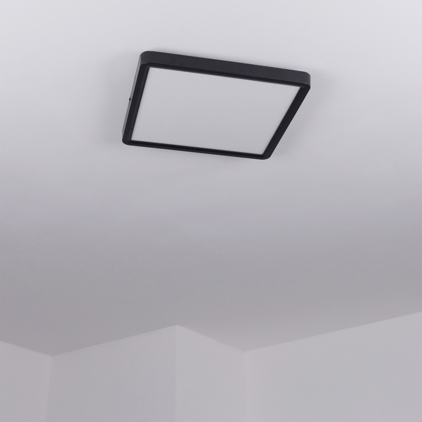 Brilagi - Plafonnier LED ESTELA SQUARE LED/24W/230V 31x31 cm noir