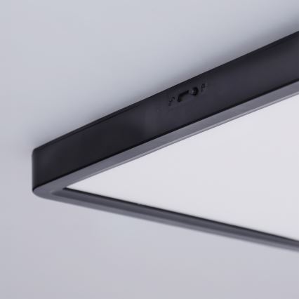 Brilagi - Plafonnier LED ESTELA SQUARE LED/24W/230V 31x31 cm noir