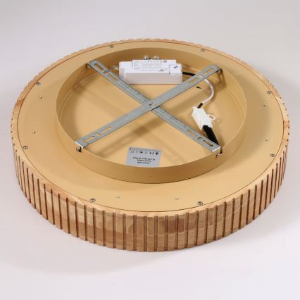 Brilagi - Plafonnier LED FALCON WOOD MODERN LED/30W/230V 3000/4000/6000K Ø 45 cm bois