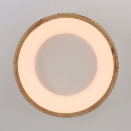 Brilagi - Plafonnier LED FALCON WOOD MODERN LED/30W/230V 3000/4000/6000 K Ø 45 cm en bois