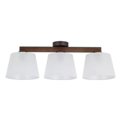 BRILAGI - Plafonnier LED LATTE 3xE27/15W/230V pin/blanc