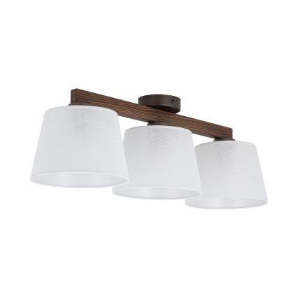 BRILAGI - Plafonnier LED LATTE 3xE27/15W/230V pin/blanc