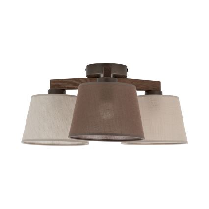 BRILAGI - Plafonnier LED LATTE 3xE27/15W/230V pin/mélange