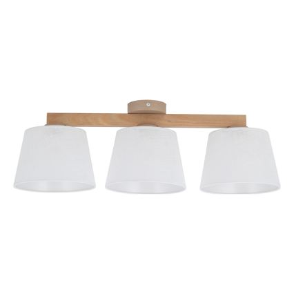 BRILAGI - Plafonnier LED LATTE SABIA 3xE27/15W/230V pin/blanc