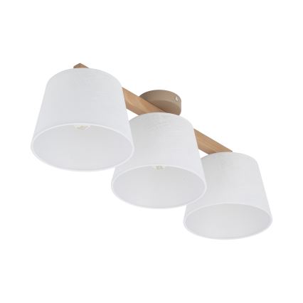 BRILAGI - Plafonnier LED LATTE SABIA 3xE27/15W/230V pin/blanc