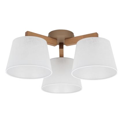 BRILAGI - Plafonnier LED LATTE SABIA 3xE27/15W/230V pin/blanc