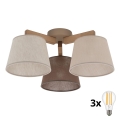 BRILAGI - Plafonnier LED LATTE SABIA 3xE27/15W/230V pin/mix