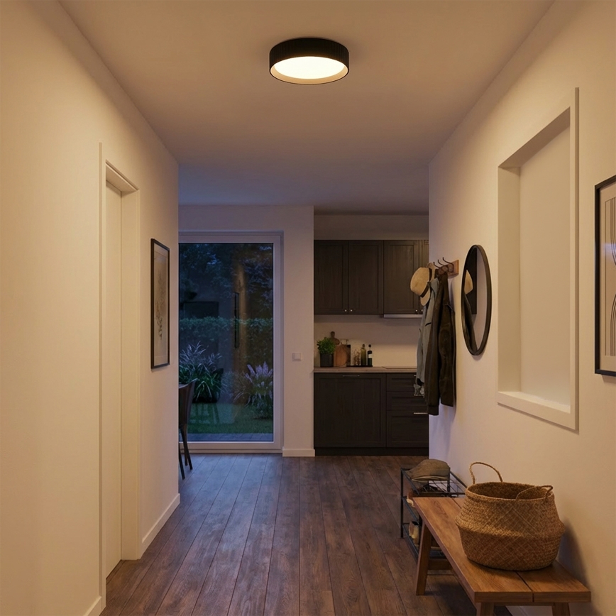 Brilagi - Plafonnier LED LUCIA LED/24W/230V Ø 31 cm noir