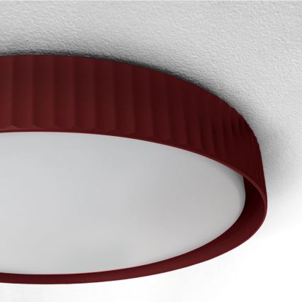 Brilagi - Plafonnier LED LUCIA LED/24W/230V Ø 31 cm rouge