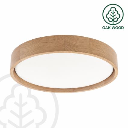Brilagi - Plafonnier LED MANAROLA PLAIN LED/24W/230V 4000K Ø 41 cm chêne