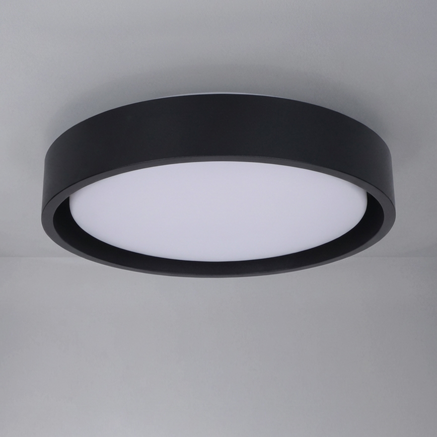 Brilagi - Plafonnier LED MATTEO LED/24W/230V Ø 31 cm noir
