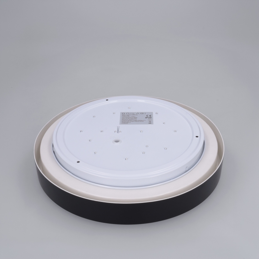 Brilagi - Plafonnier LED MATTEO LED/24W/230V Ø 31 cm noir