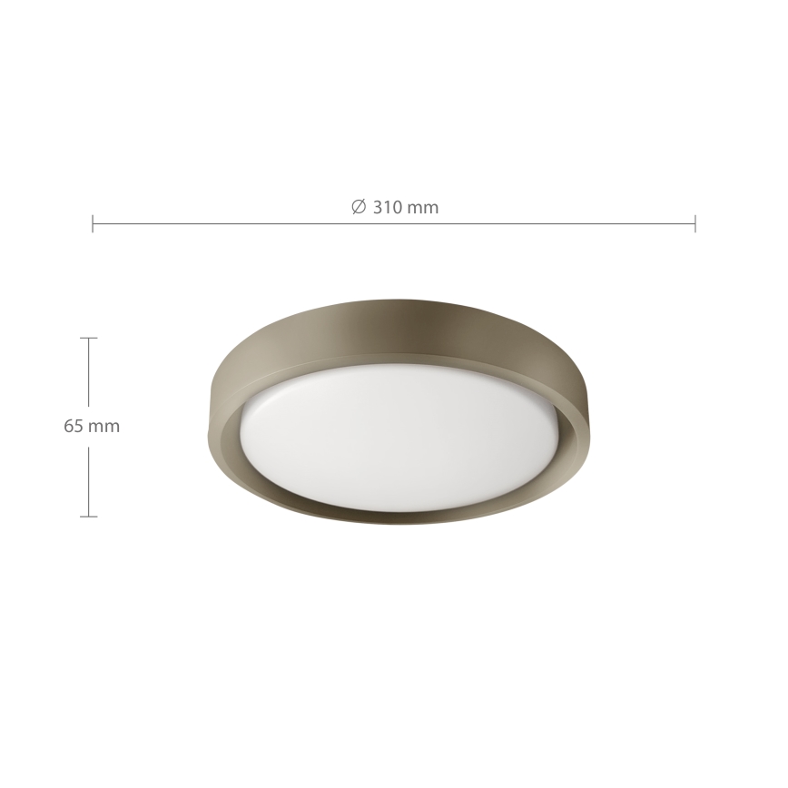 Brilagi - Plafonnier LED MATTEO LED/24W/230V Ø 31 cm taupe