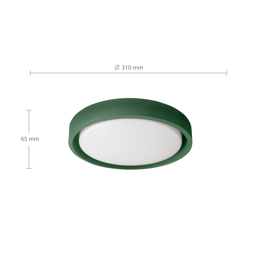 Brilagi - Plafonnier LED MATTEO LED/24W/230V Ø 31 cm vert