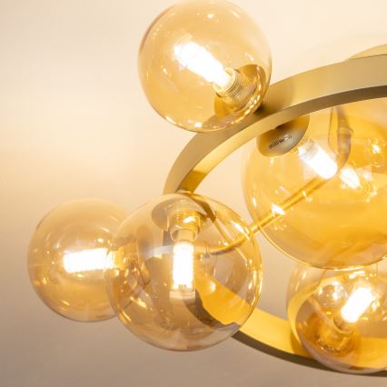 Brilagi - Plafonnier LED MILLA 10xG9/3W/230V doré