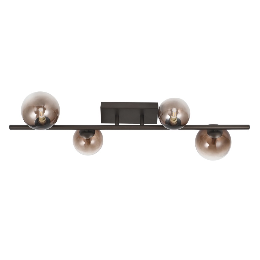 Brilagi - Plafonnier LED MILLA 4xG9/3W/230V brun/marron fumé
