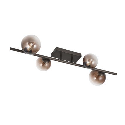 Brilagi - Plafonnier LED MILLA 4xG9/3W/230V brun/marron fumé