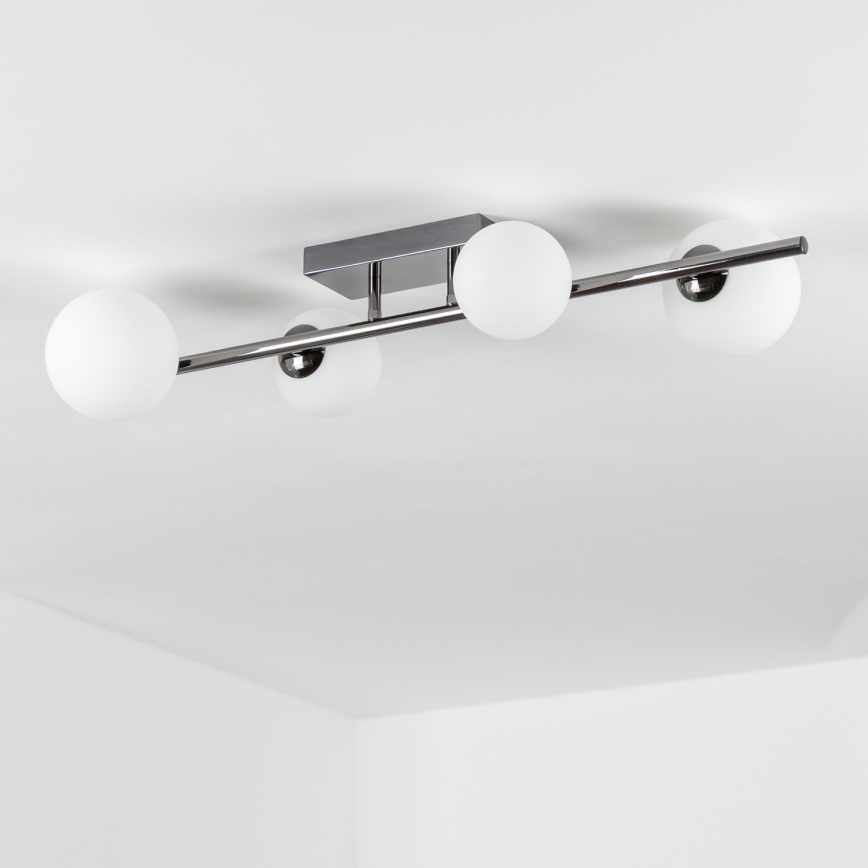 Brilagi - Plafonnier LED MILLA 4xG9/3W/230V chrome brillant/blanc