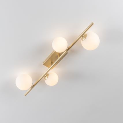 Brilagi - Plafonnier LED MILLA 4xG9/3W/230V doré/blanc