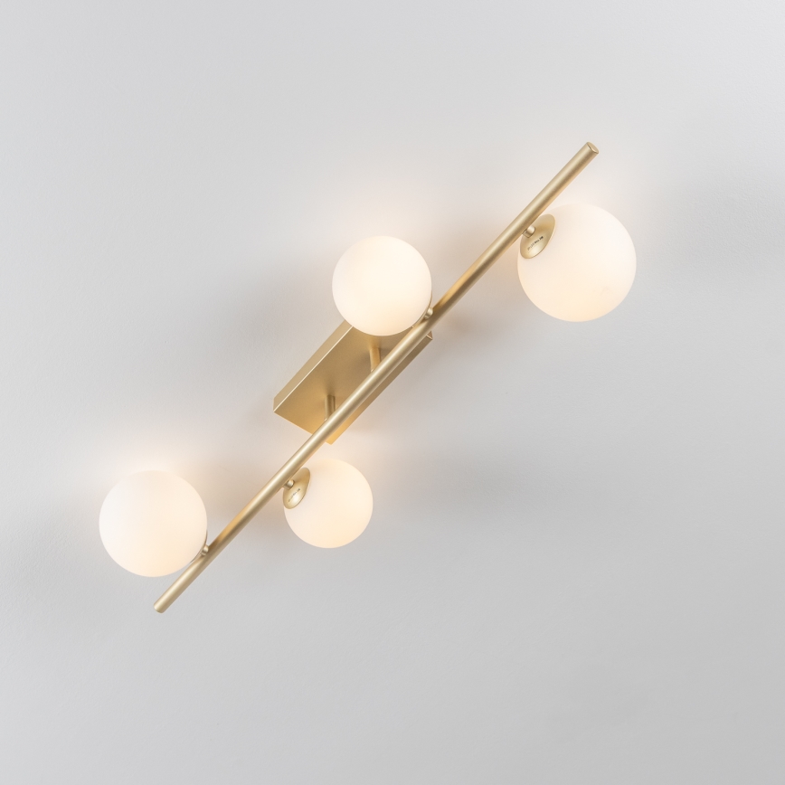 Brilagi - Plafonnier LED MILLA 4xG9/3W/230V doré/blanc