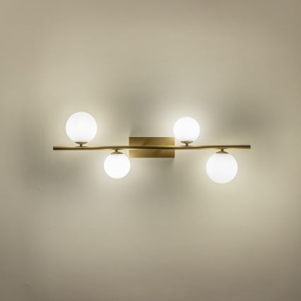 Brilagi - Plafonnier LED MILLA 4xG9/3W/230V doré/blanc