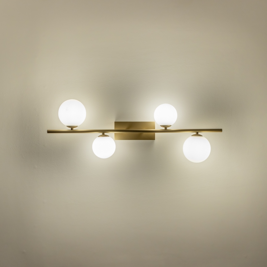 Brilagi - Plafonnier LED MILLA 4xG9/3W/230V doré/blanc