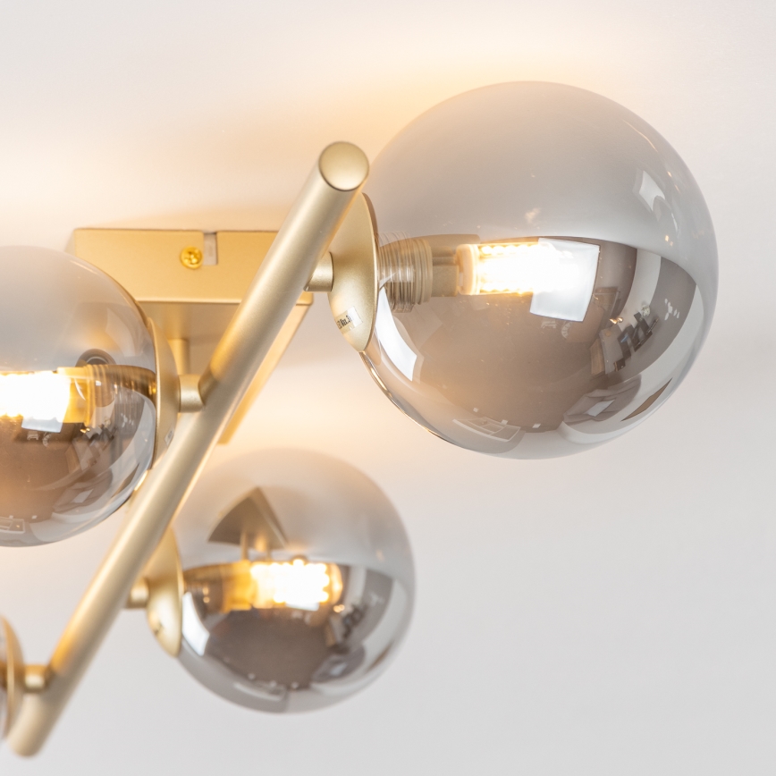 Brilagi - Plafonnier LED MILLA 4xG9/3W/230V doré/fumé