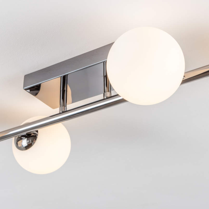 Brilagi - Plafonnier LED MILLA 4xG9/3W/230V, montage en saillie, noir chromé/blanc