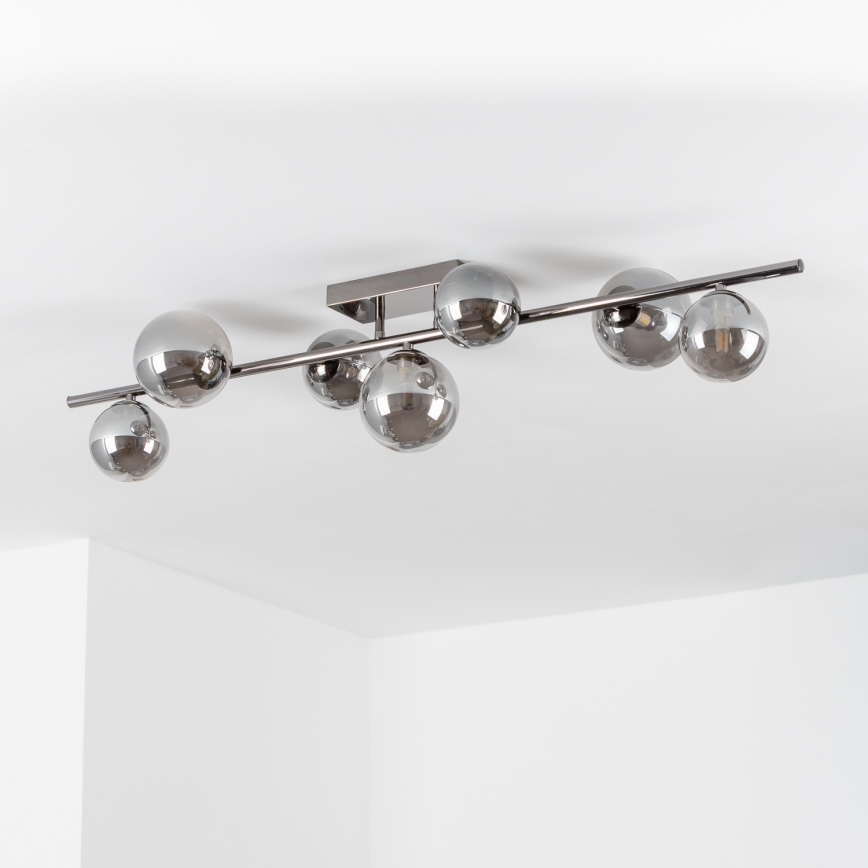 Brilagi - Plafonnier LED MILLA 7xG9/3W/230V chrome brillant/fumé
