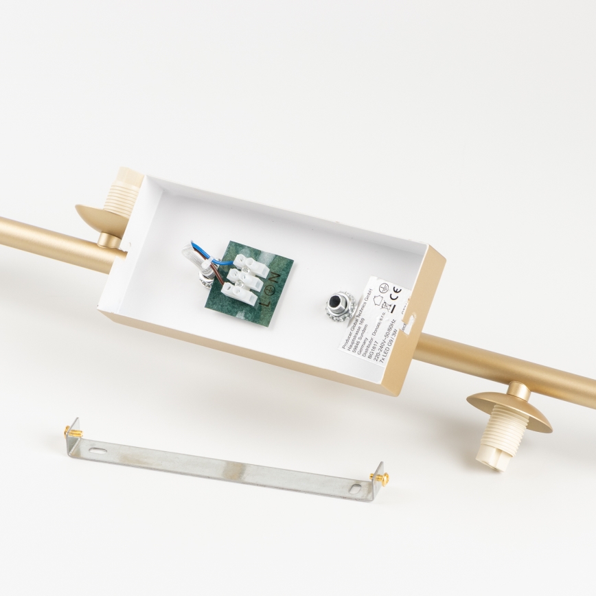 Brilagi - Plafonnier LED MILLA 7xG9/3W/230V doré/fumé