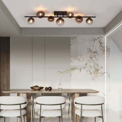 Brilagi - Plafonnier LED MILLA 7xG9/3W/230V marron/marron fumé