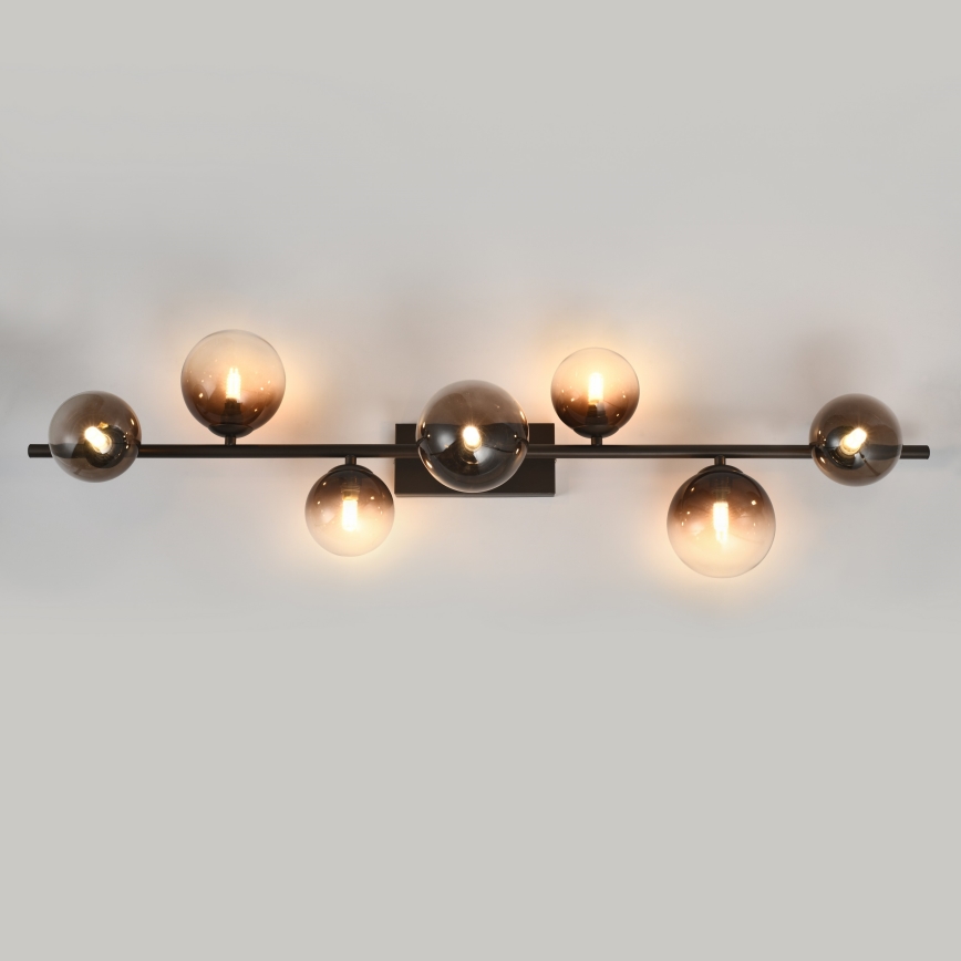 Brilagi - Plafonnier LED MILLA 7xG9/3W/230V marron/marron fumé