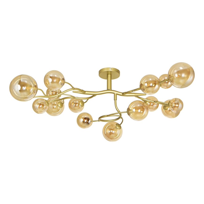 Brilagi - Plafonnier LED MISTEL 15xG9/3W/230V doré