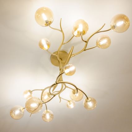 Brilagi - Plafonnier LED MISTEL 15xG9/3W/230V doré