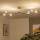 Brilagi - Plafonnier LED MISTEL 6xG9/3W/230V chrome noir/fumé