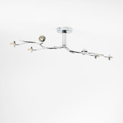 Brilagi - Plafonnier LED MISTEL 6xG9/3W/230V chrome noir/fumé