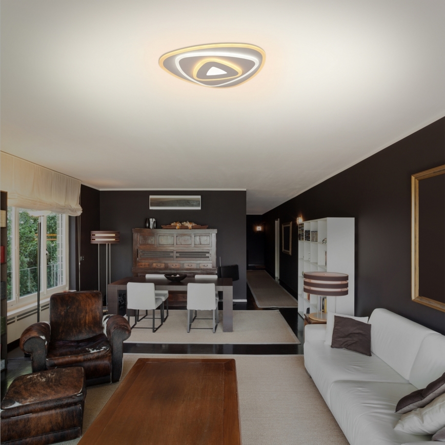 Brilagi - Plafonnier LED dimmable MODERN MINI LED/45W/230V 3000-6000K 30x30 cm + télécommande