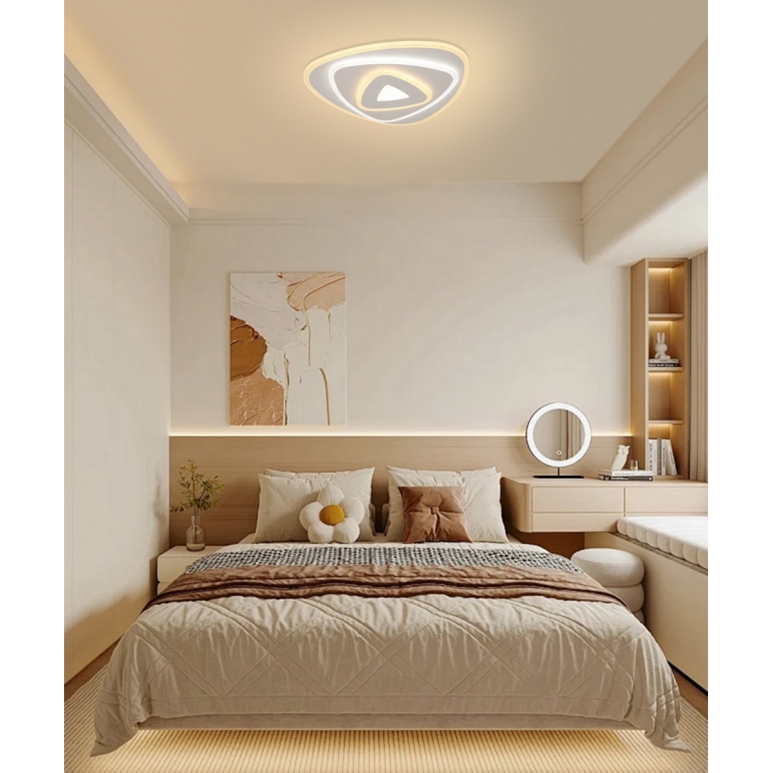 Brilagi - Plafonnier LED dimmable MODERN MINI LED/45W/230V 3000-6000K 30x30 cm + télécommande
