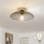 Brilagi - Plafonnier LED monté en surface CERIA WIRE 1xE27/40W/230V Ø 38 cm noir/chêne